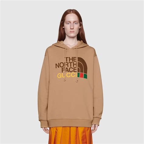 gucci north face felpa